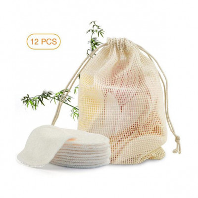 16 Pack Reusable Makeup Remover Pads Facial Cleansing Pads