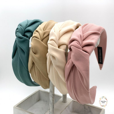 Soft knotted headbands