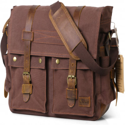 Lifewit Messenger Bag Laptop Case Combo
