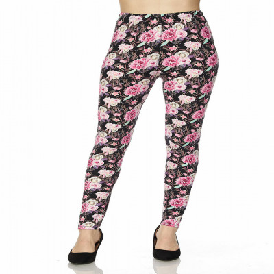 BUTTERY SOFT RADIANT PINK ROSE LEGGINGS