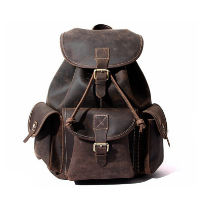 Vintage Designer Backpacks Mens Leather